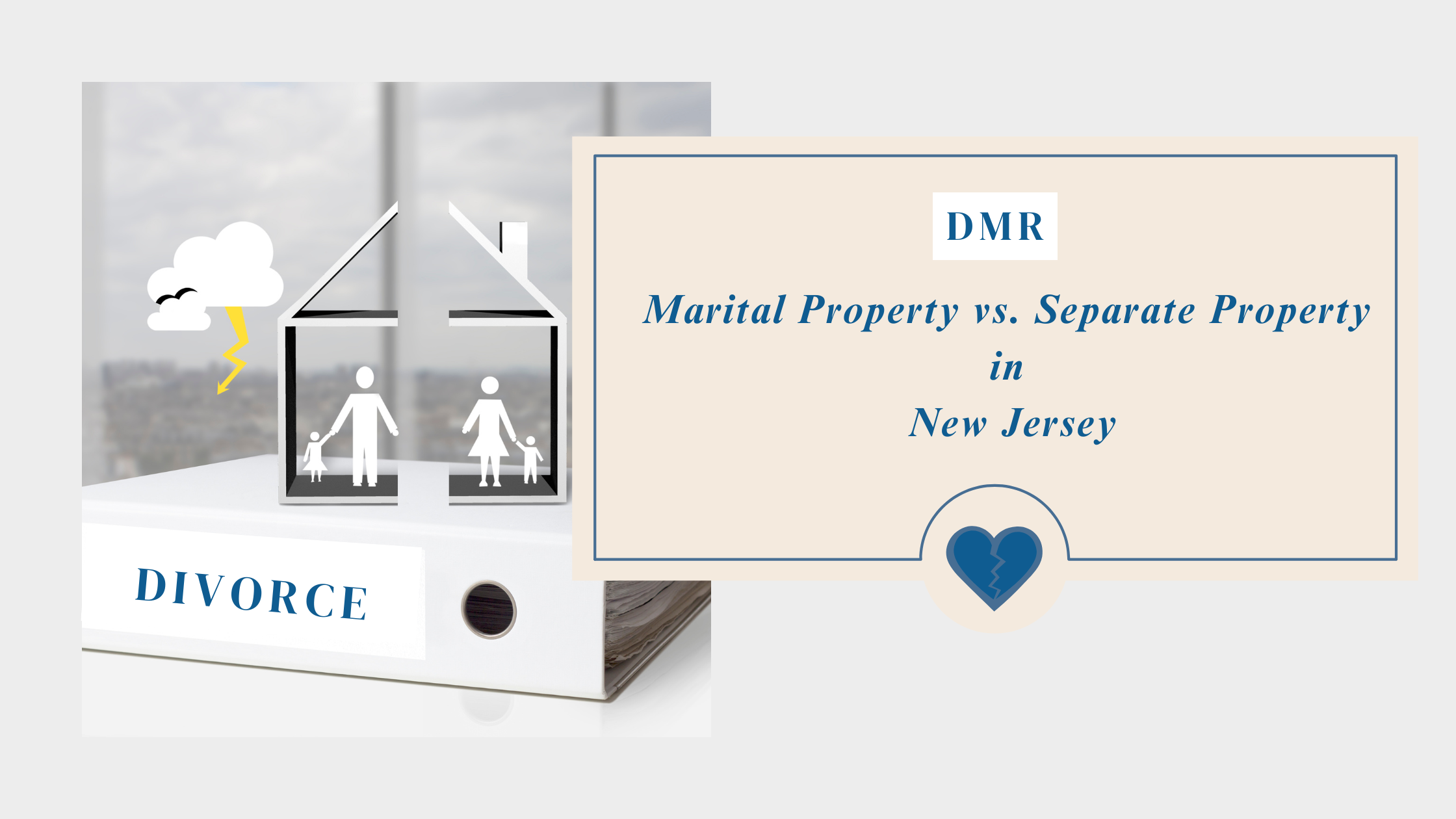 Couple reviewing financial documents and bank statements during a New Jersey divorce mediation to understand marital property, separate property, and equitable distribution.